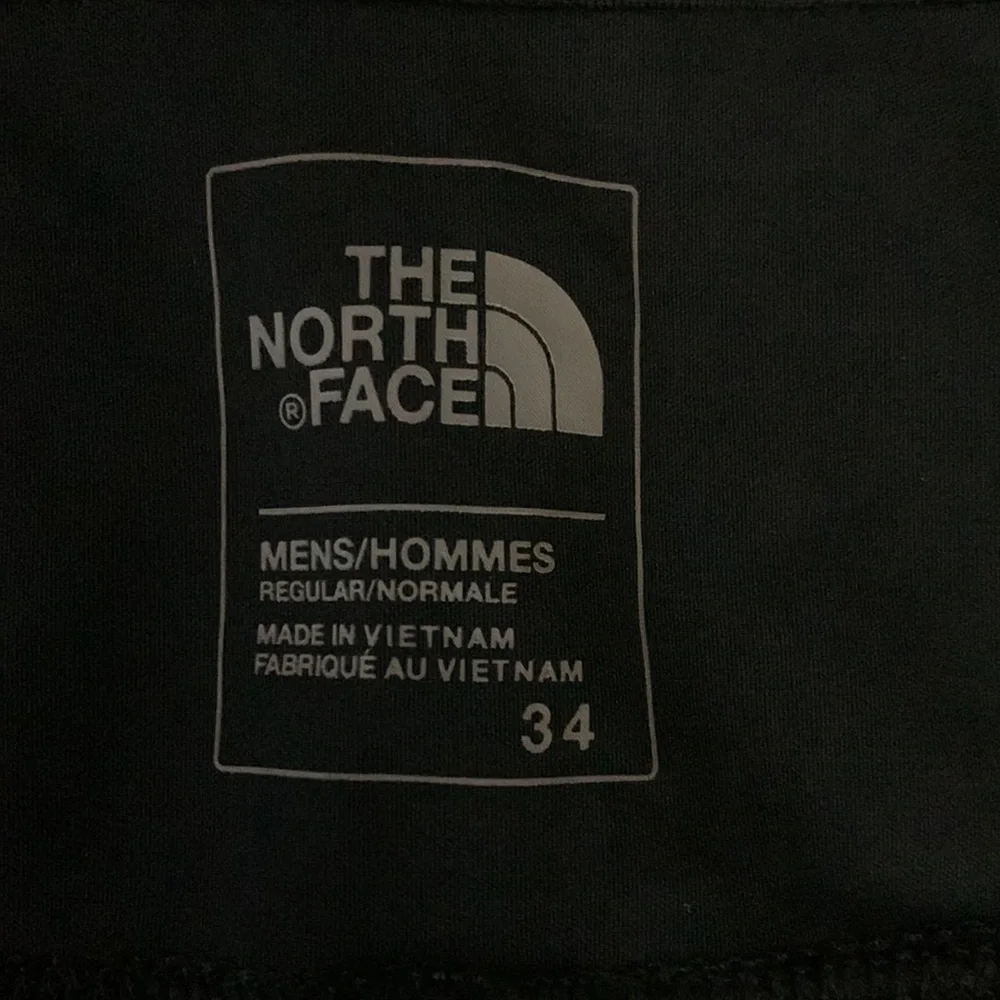 The north face black shorts size 34